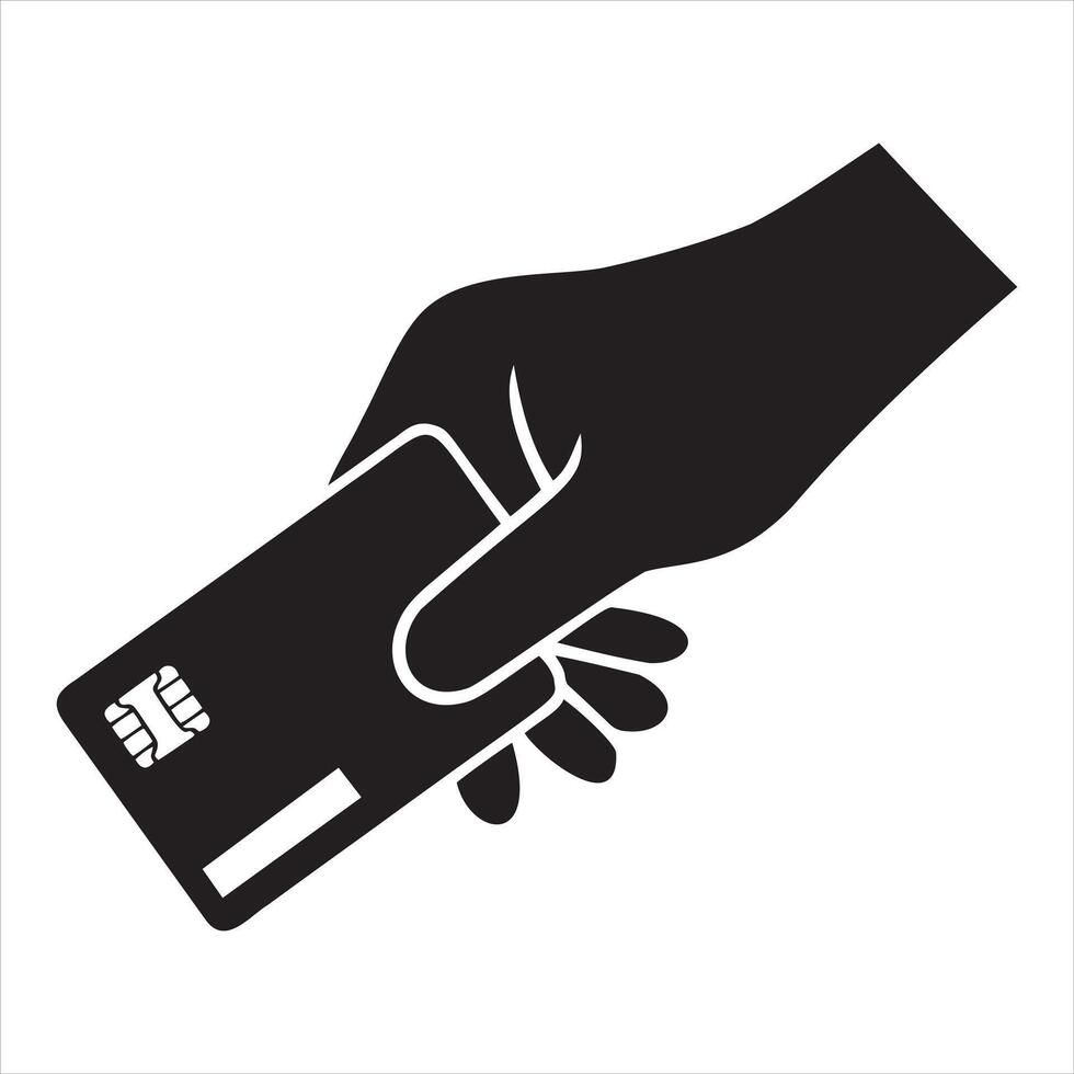 Modern Credit Card Icon Artwork vector