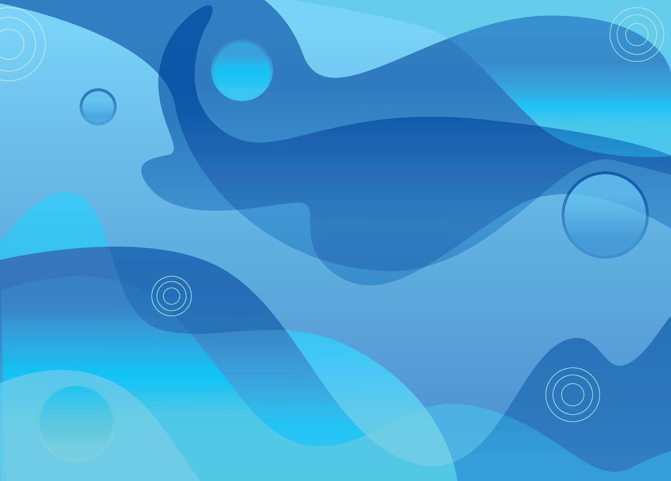 Blue ondes background vector