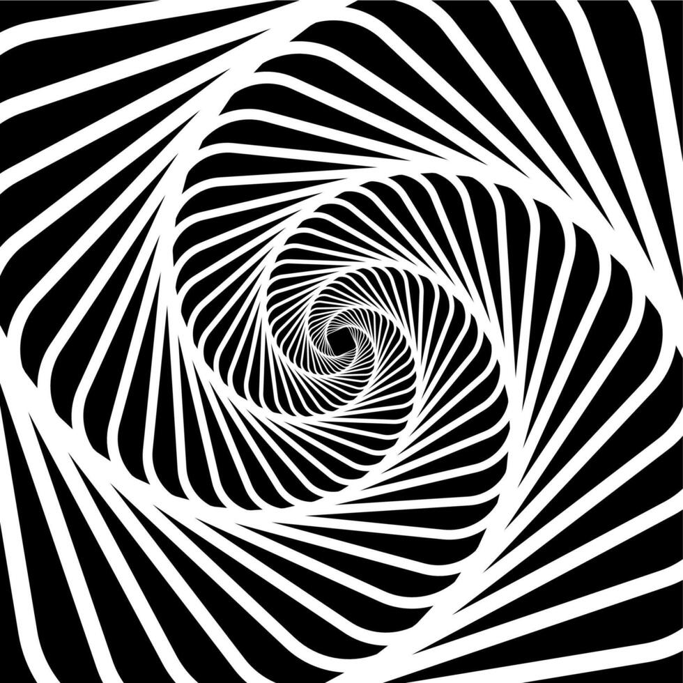 Psychedelic hypnotic spiral pattern hypnosis swirl vector