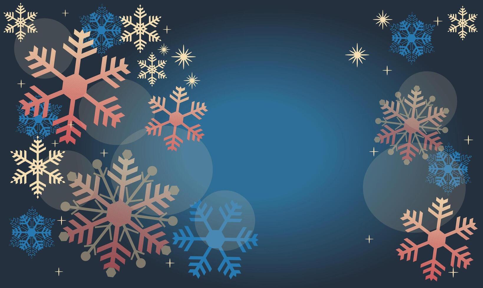 Snowflake Abstract Background vector
