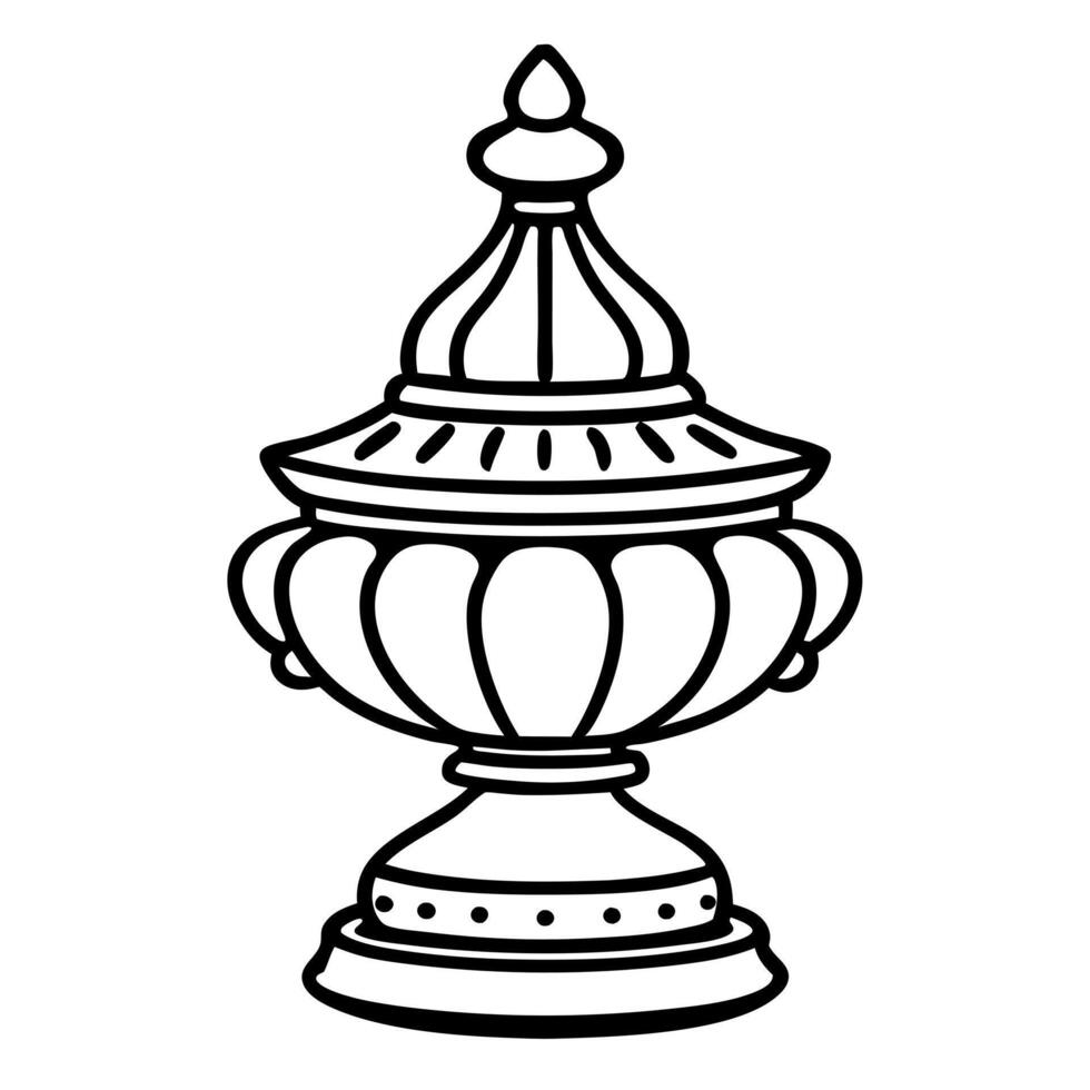 golden, illustration line art vector
