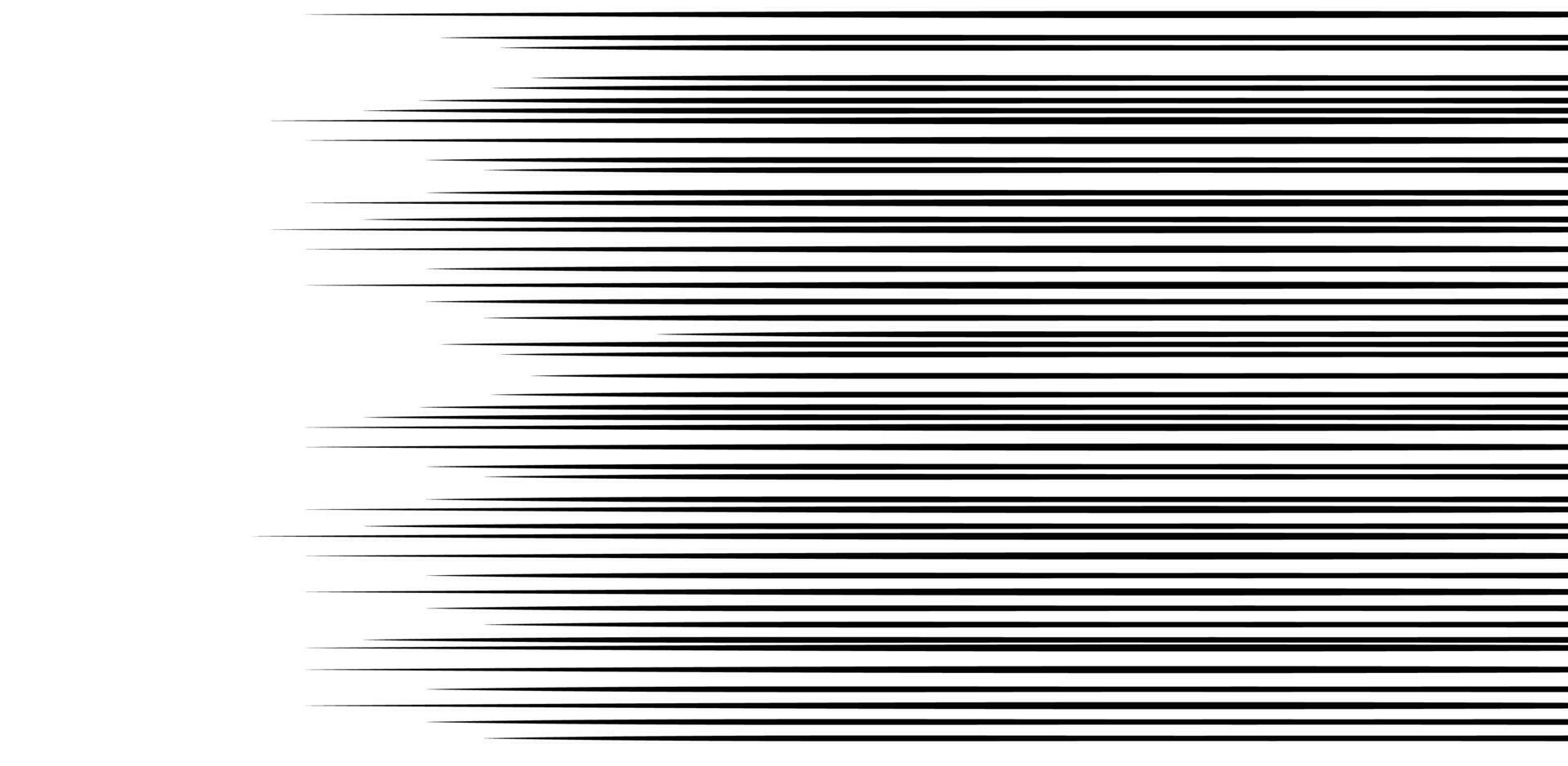 Speed lines. manga effect. Simple background of motion elements. Comic graphic design of fast motion. vector