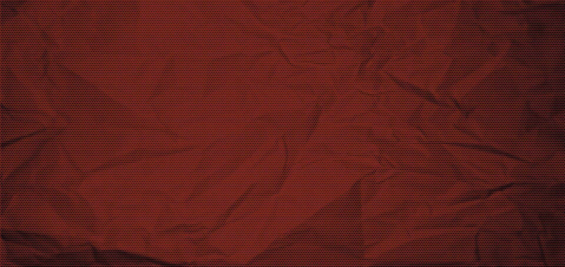 Background with halftone dotted texture. Red crumpled paper. abstract texture design. Wrinkled overlay effect vector