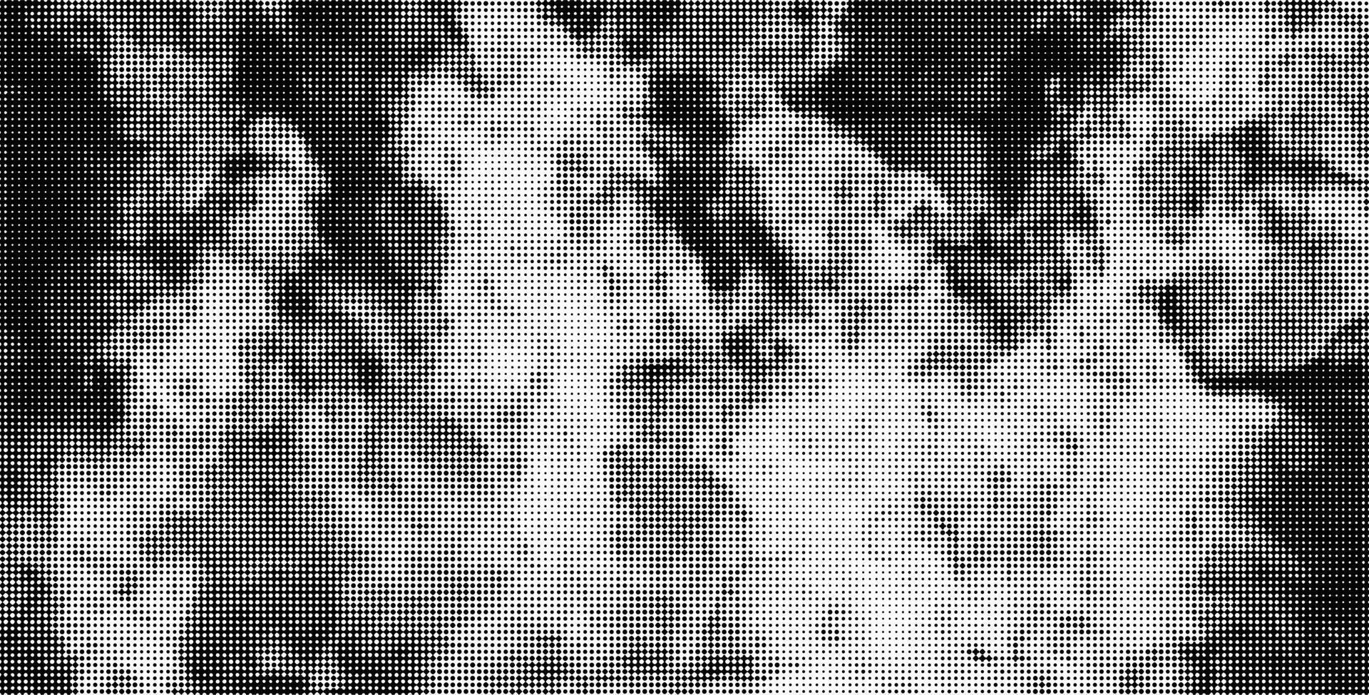 Halftone overlay texture. With an illustration of smoke and fire. Grunge background for contemporary designs. Y2k style vector