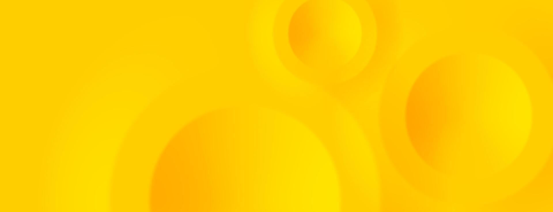 yellow abstract background with circle texture vector