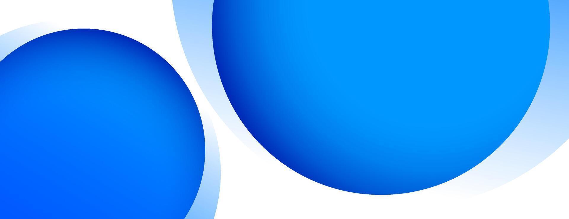 blue and white background with circles vector