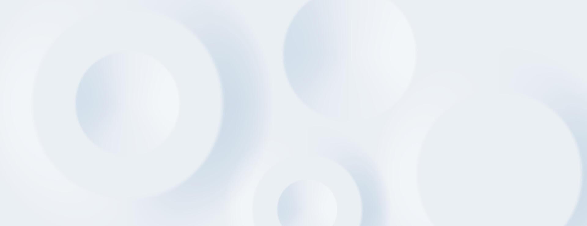 white rounded texture 3d abstract background vector