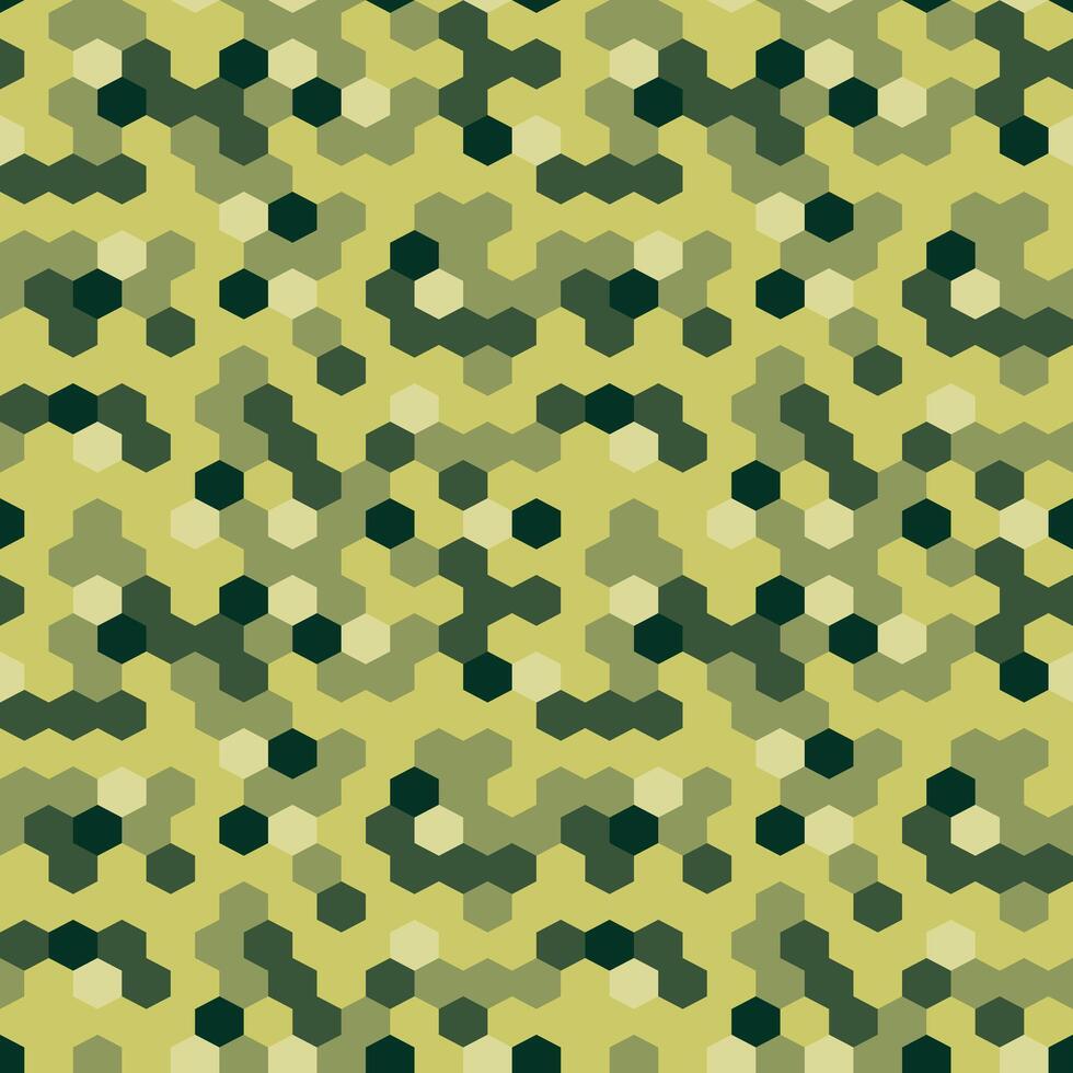 A green and black pattern with hexagons vector