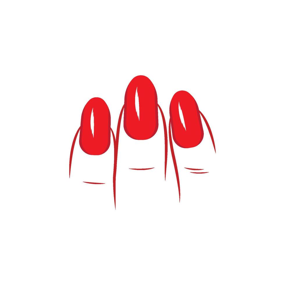 nail salon logo design template with creative concept vector