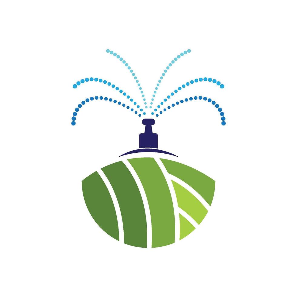 Irrigation logo design . Icon Symbol. Template Illustration vector