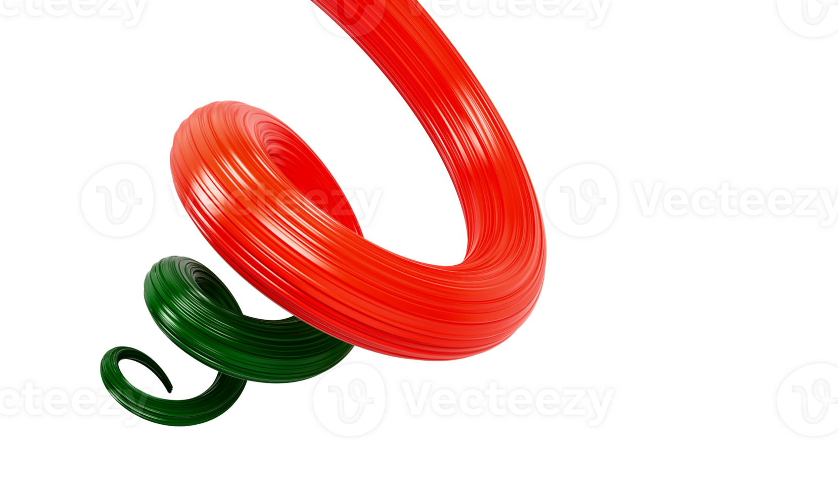 3d Flag of Portugal 3d Spiral Glossy Ribbon Of Portugal, 3d illustration png