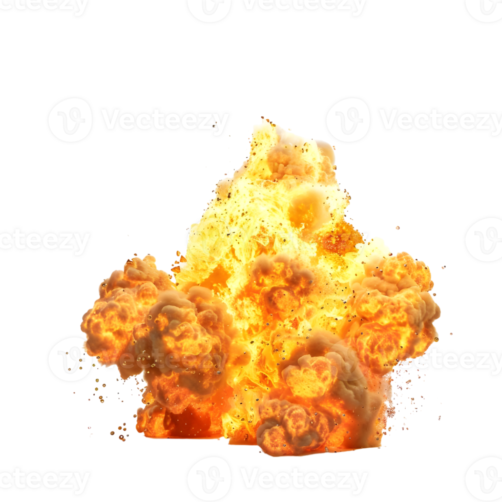 explosion Isolated on transparent background png