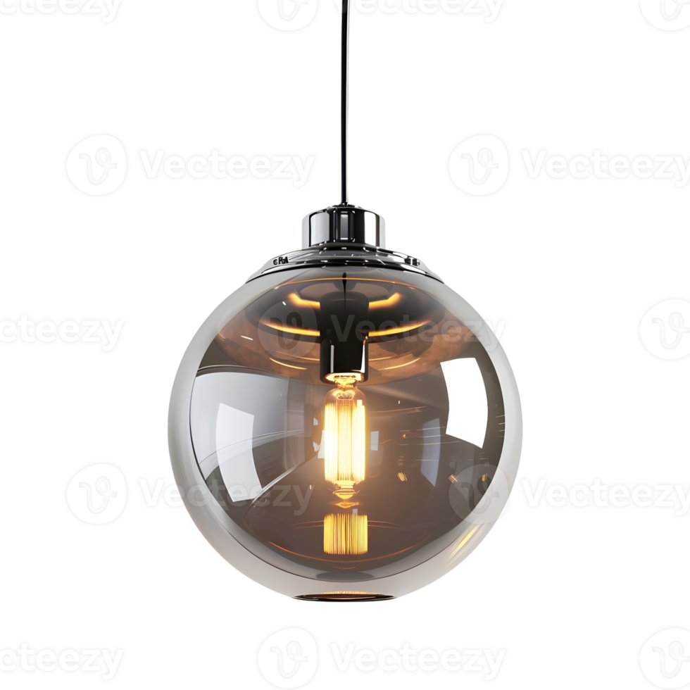 Hanging Light Fixture Isolated on Transparent Background png