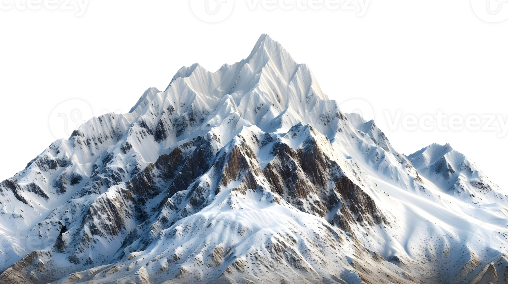 Mountain Peak Isolated on Transparent Background png