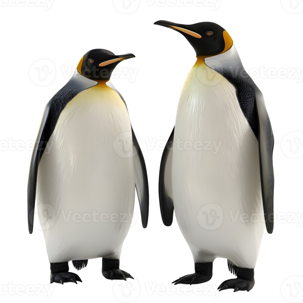 pinguini isolato su trasparente sfondo png