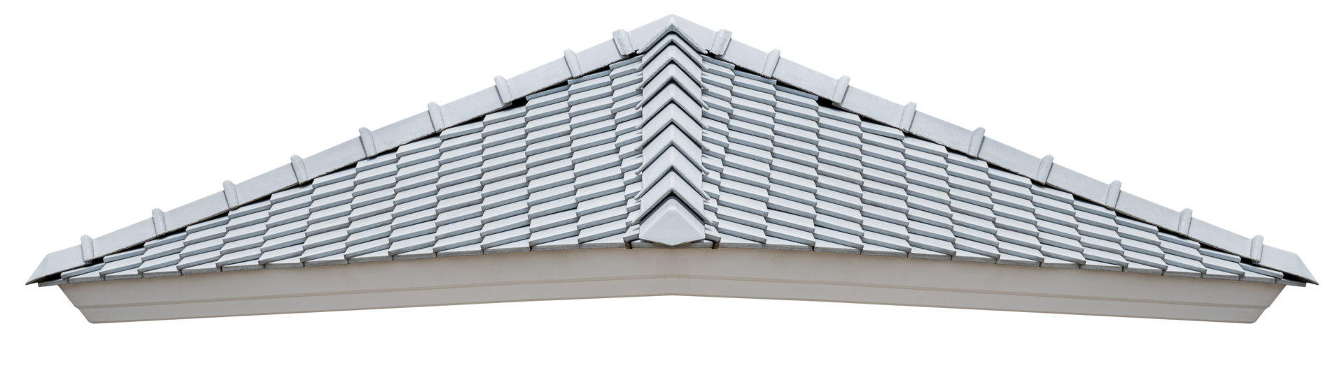 Hip roof with gray tile pattern png
