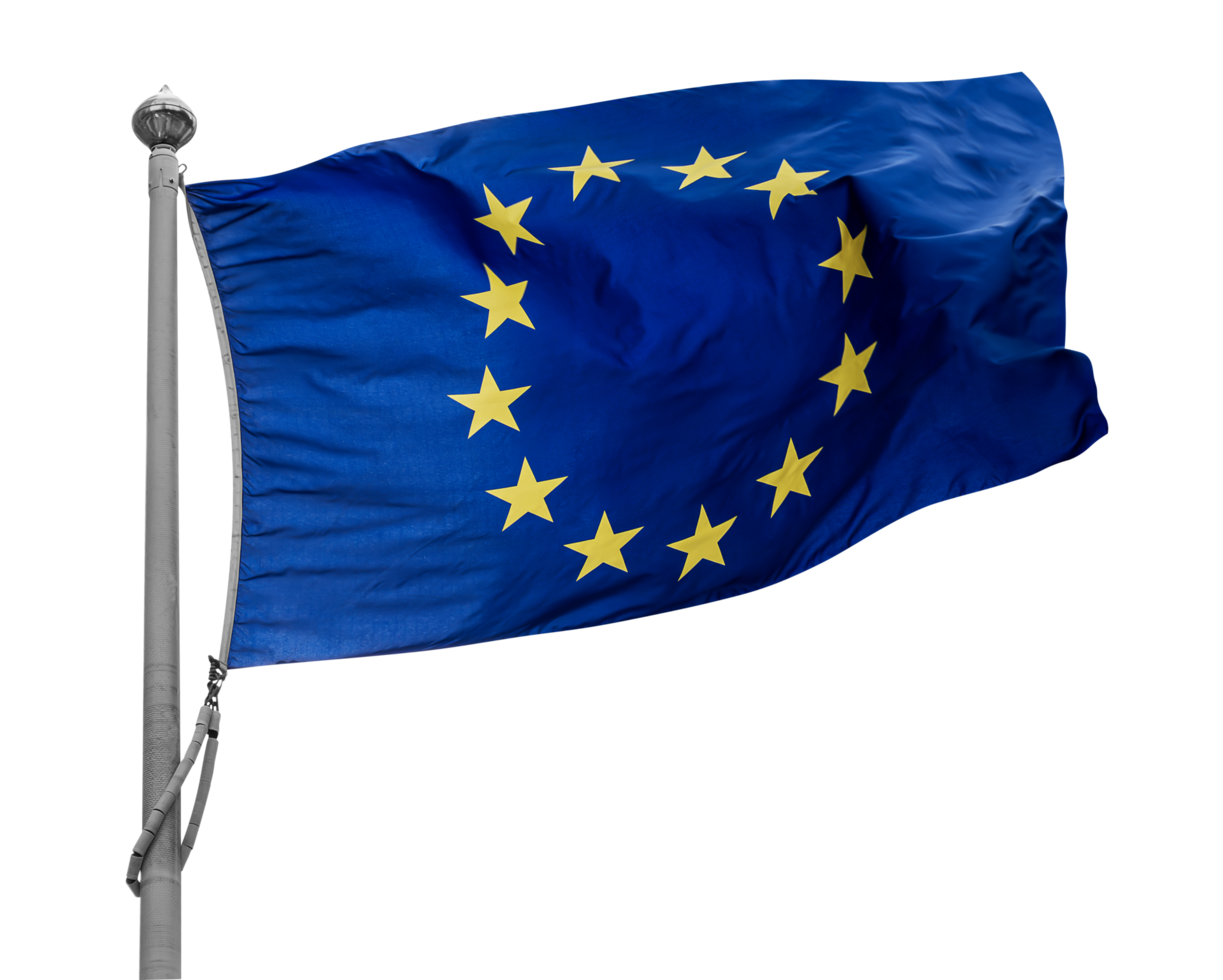 European Union flag pole png