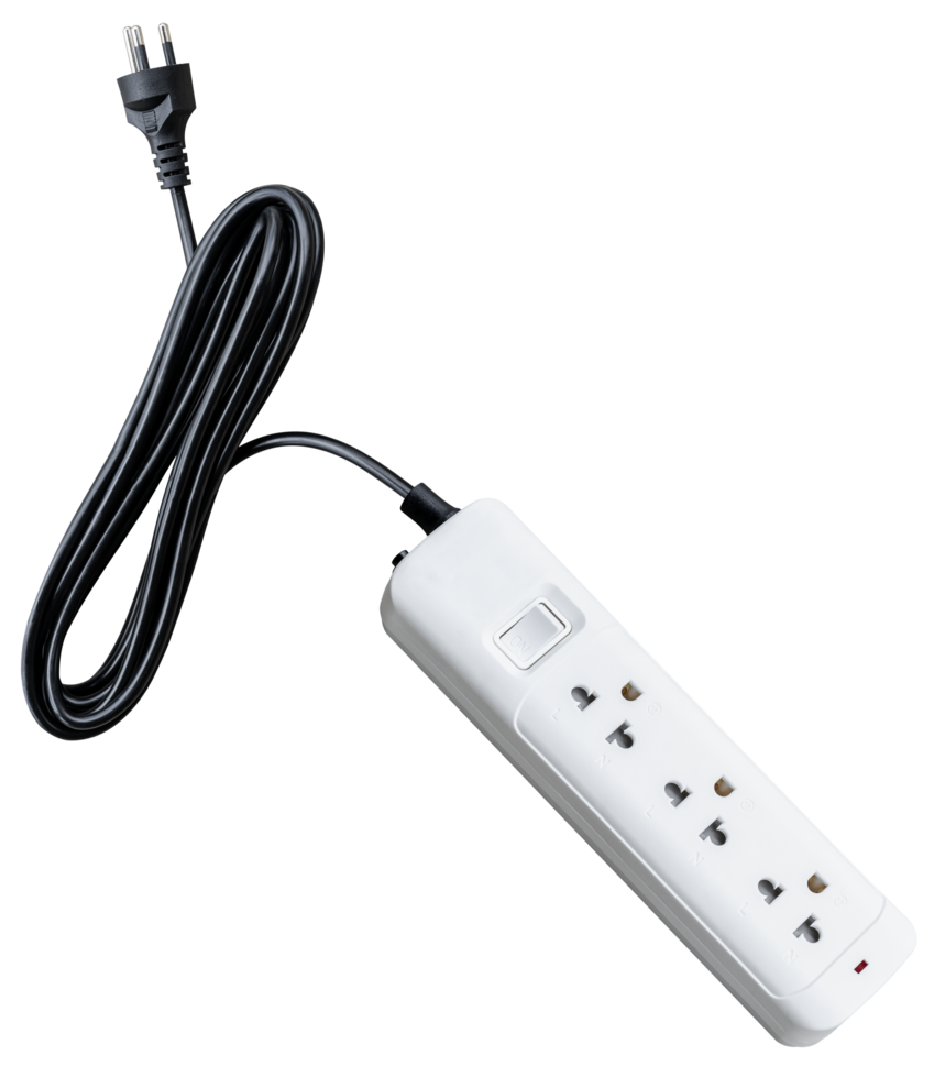 White extension cord png