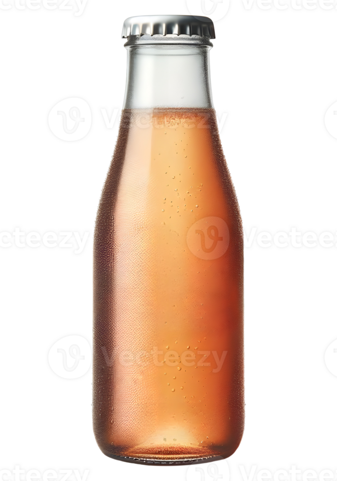 Cold drink bottle carbonated beverage glass bottle transparent background image png