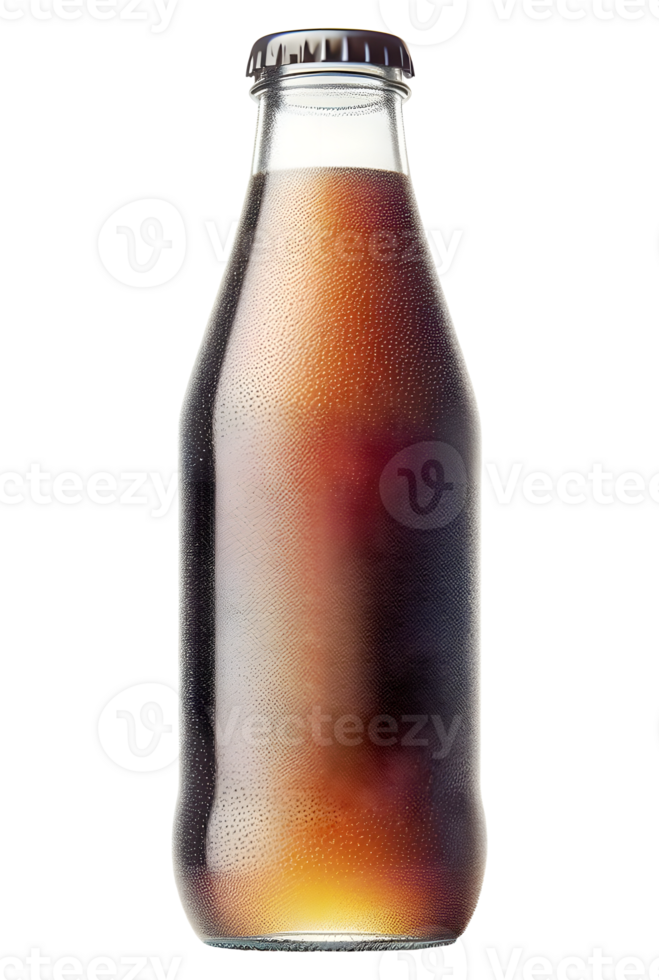Coca glass bottle brown cold drink glass bottle transparent background image png