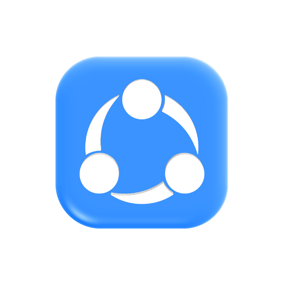 SHAREit transparent icon png