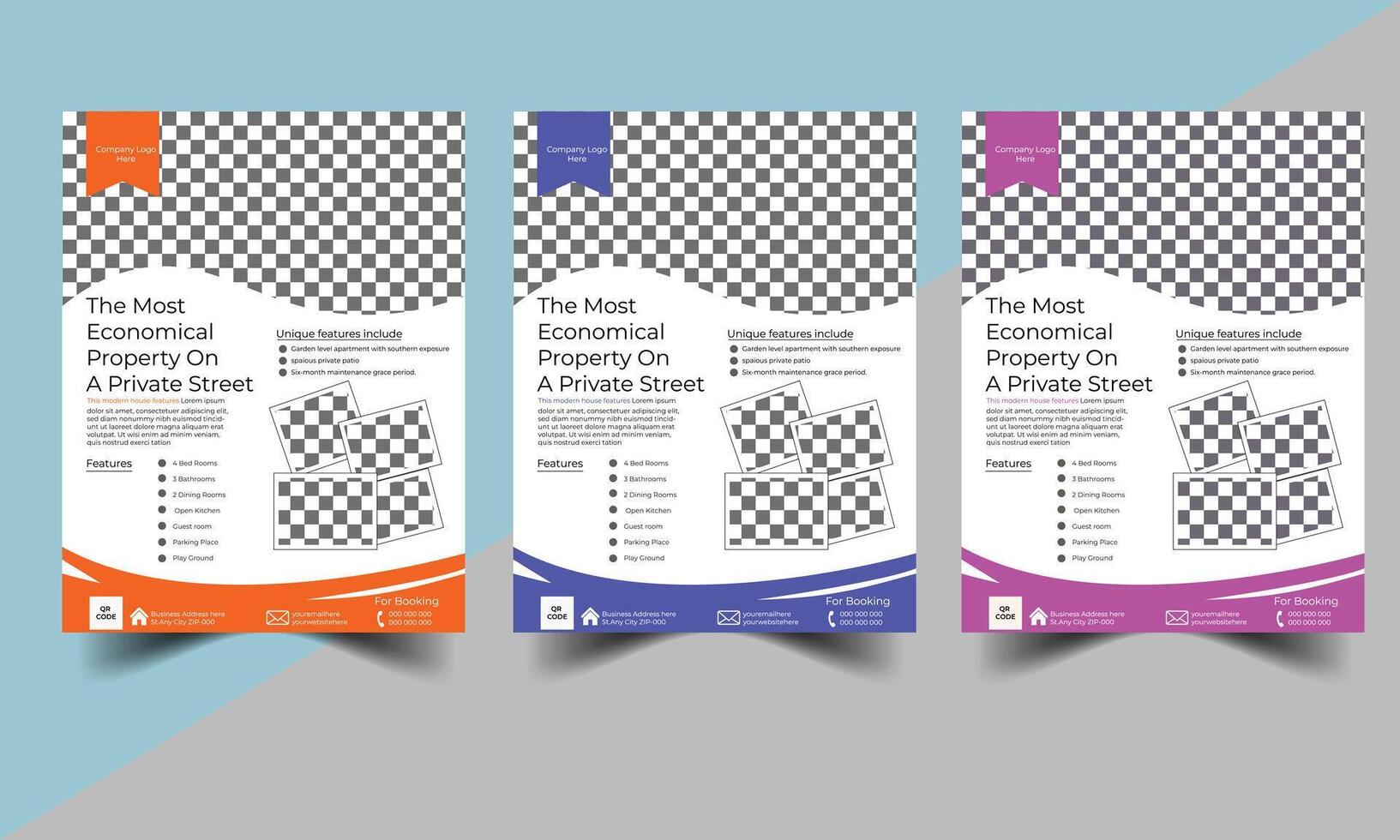 Poster cover book design template with space for photo background, Use for annual report, proposal, portfolio, brochure, flyer, leaflet, template in A4 layout vector