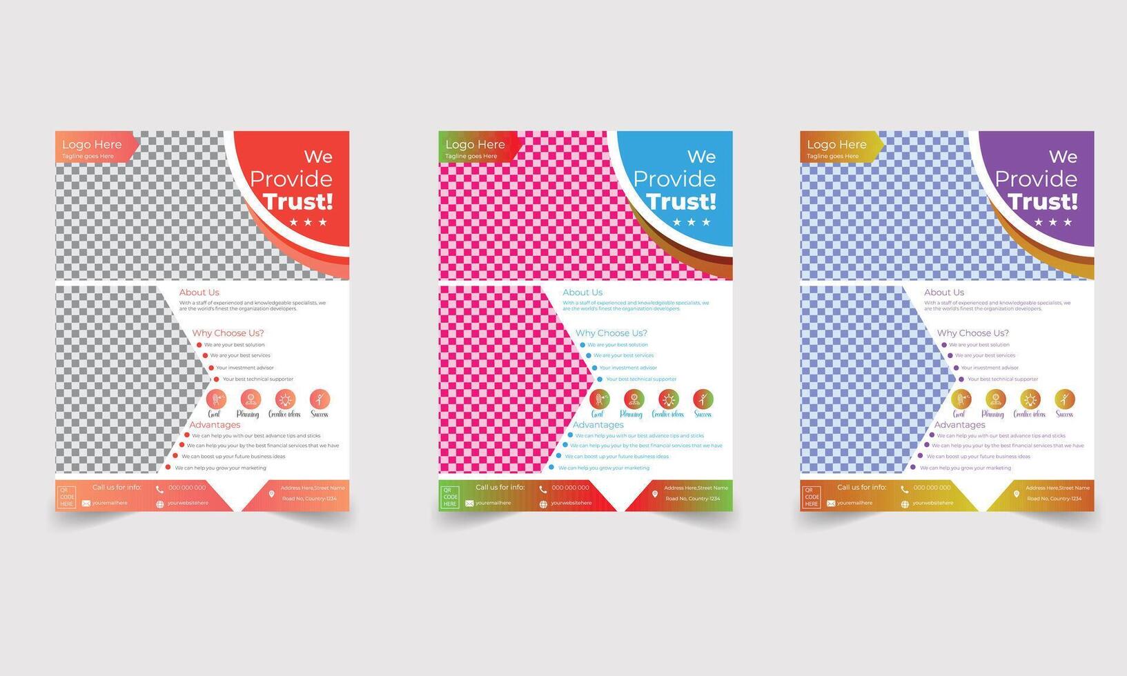 Brochure Flyer design Layout template vector