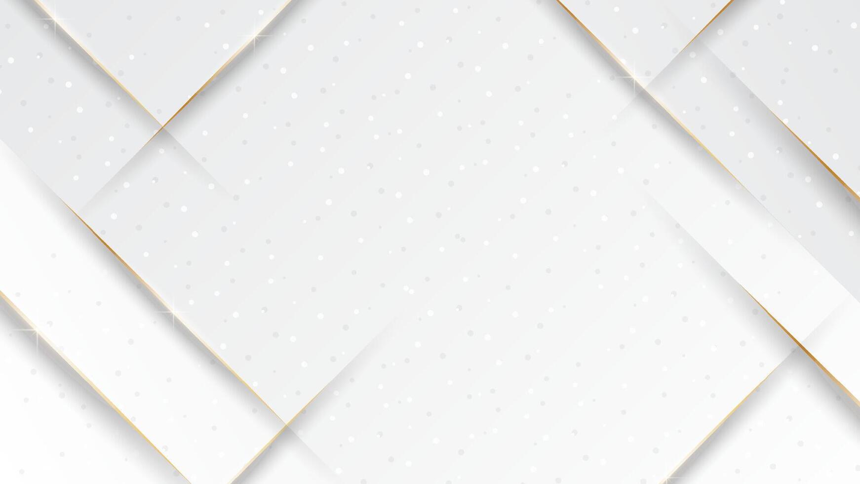 Luxurious white background with sparkling illustrations vector