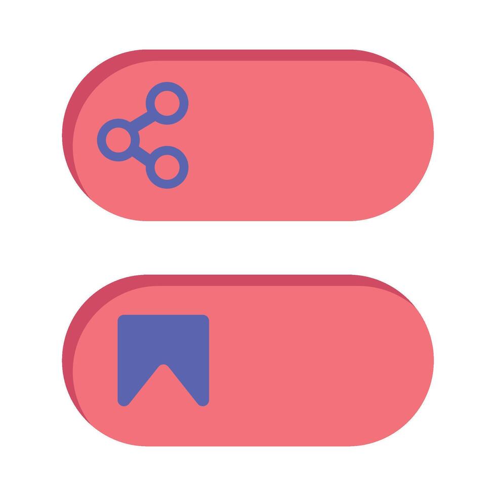 ui ux element share illustration isolated vector