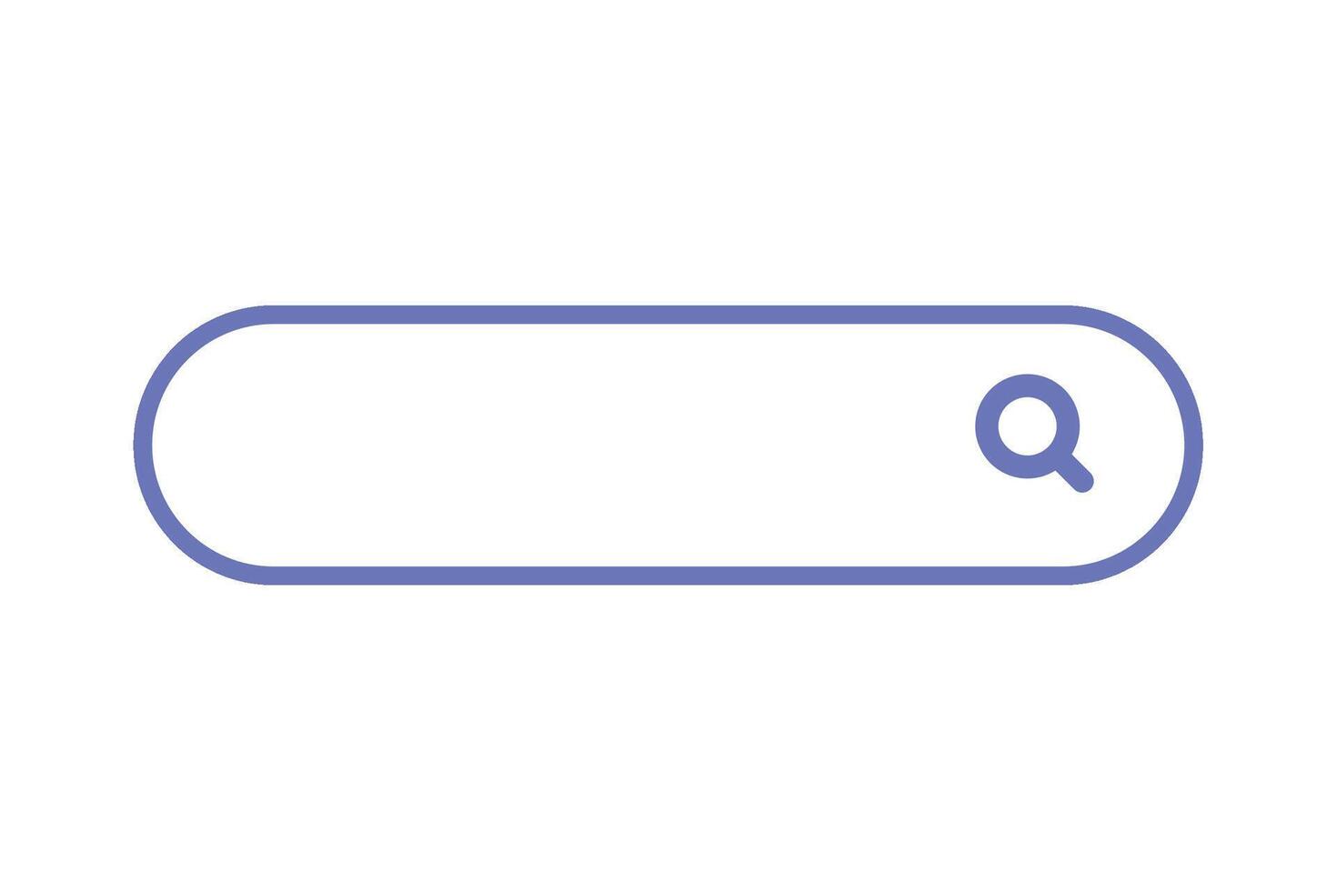 ui ux element search bar illustration isolated vector