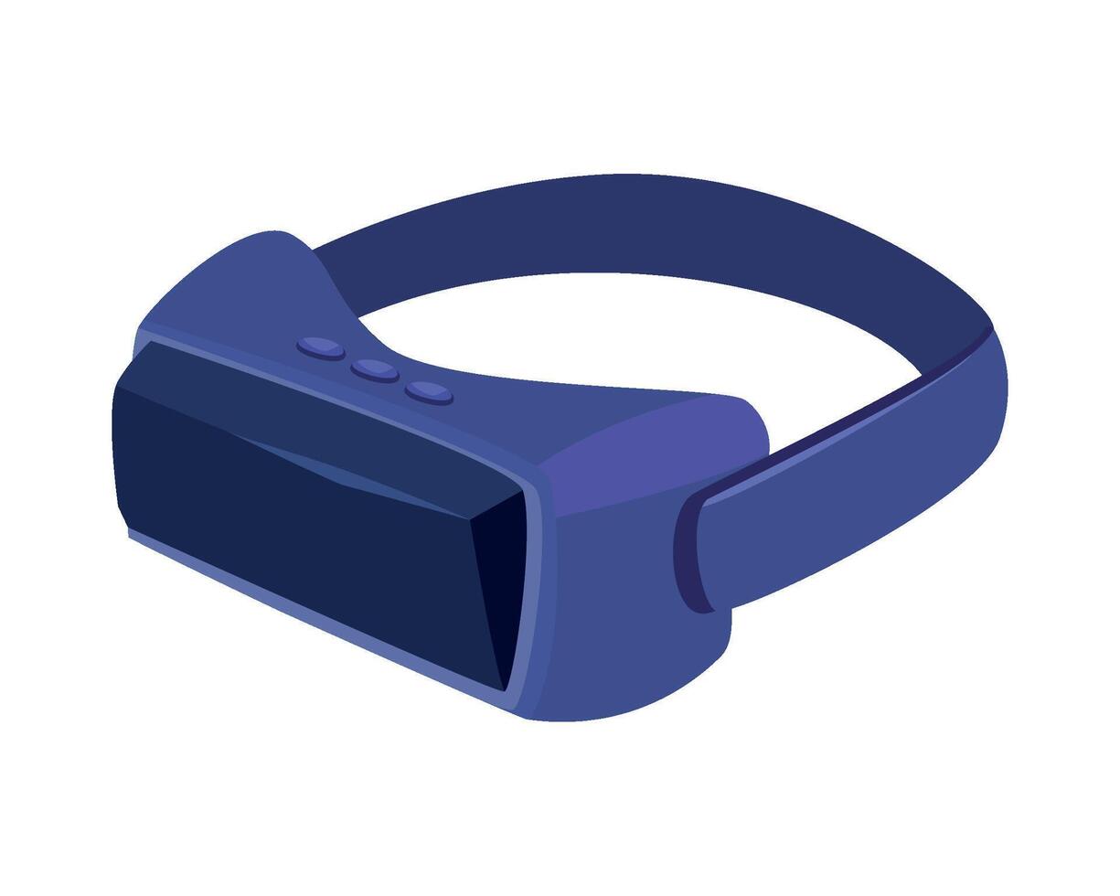 vr technology equipment illustration isolated vector