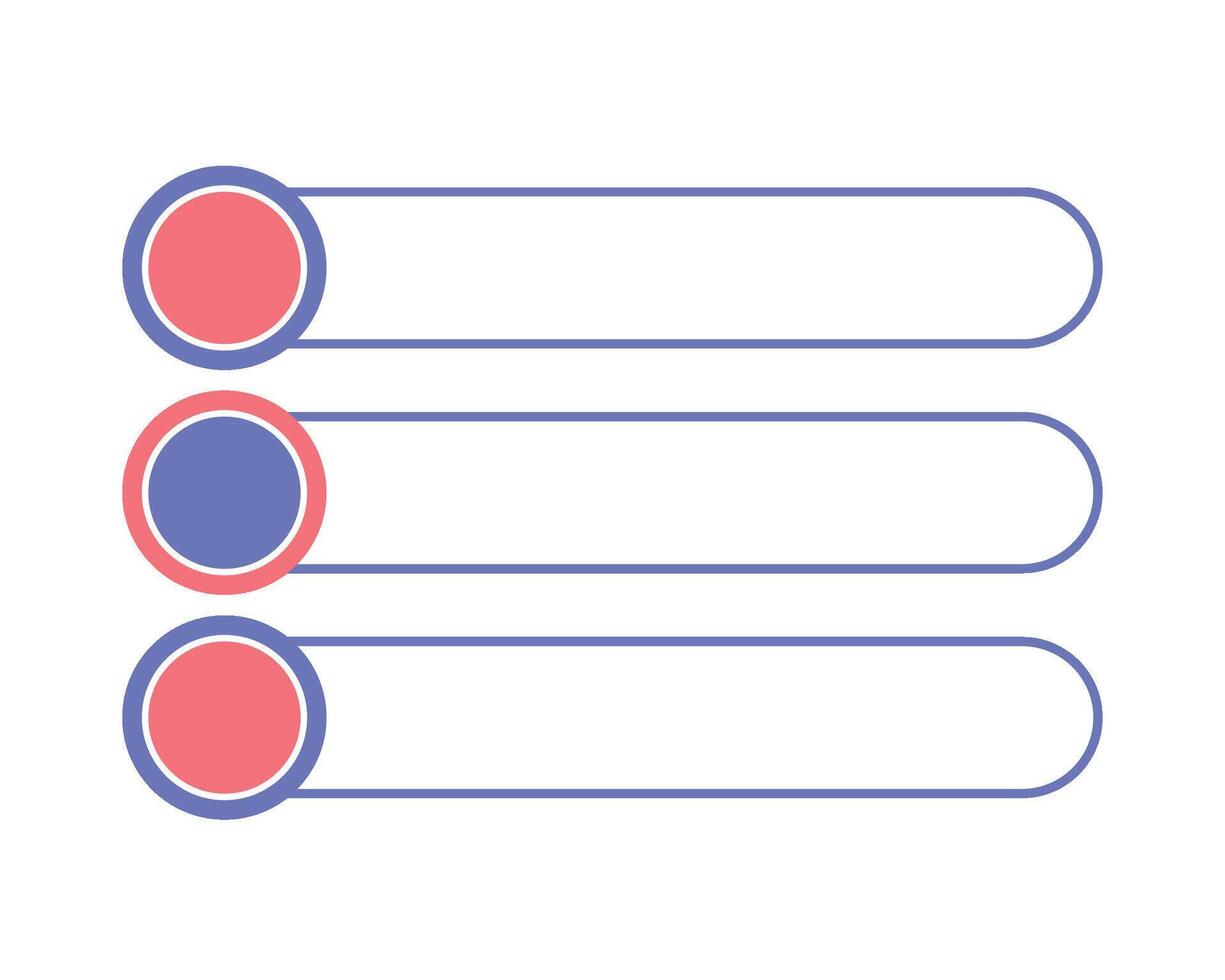 ui ux element bars illustration isolated vector