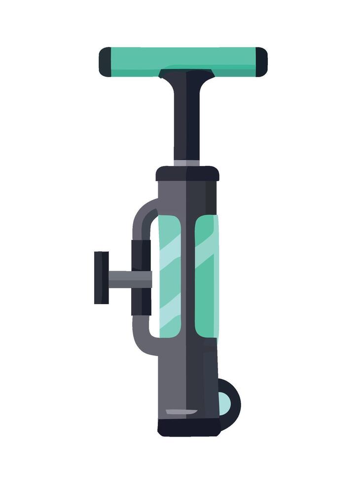 Hand air pump icon isolated vector