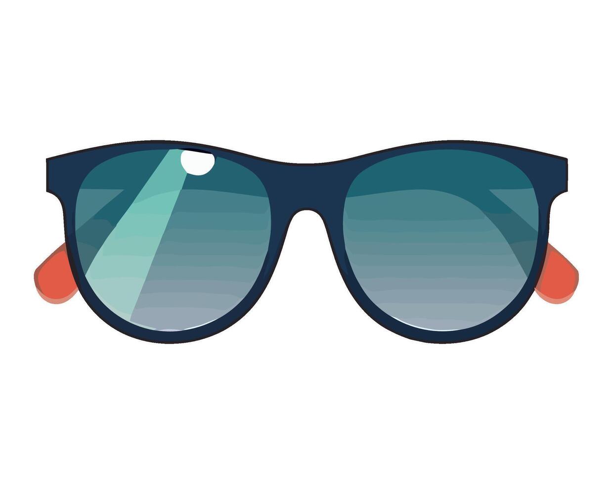 modern fashion sunglasses icon isolated vector
