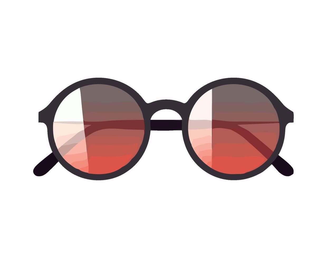 sunglasses personal accessory icon isolated vector