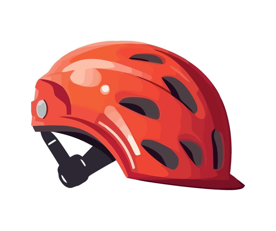 bicycle helmet, safe adventure icon isolated vector