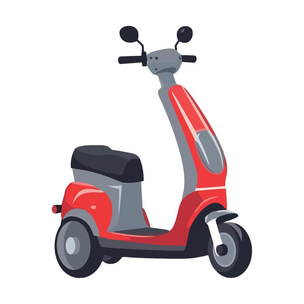 motorcycle on white background icon isolated vector