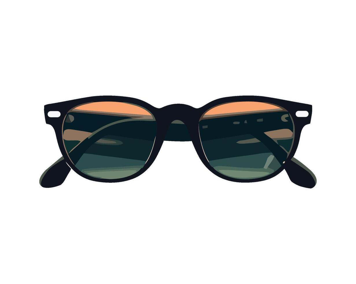 Fashionable eyewear for men and women icon isolated vector