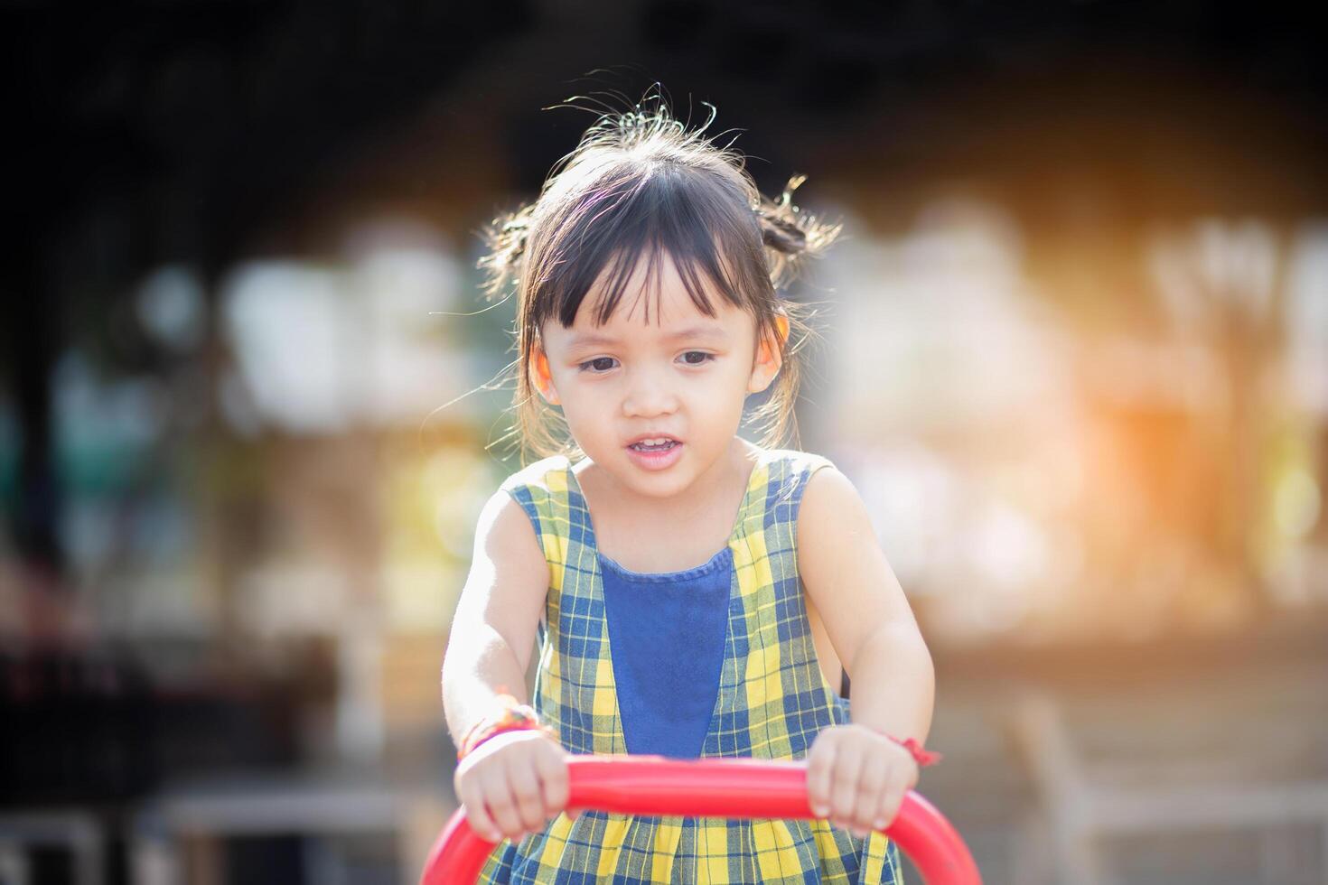 the girl on the playground photo