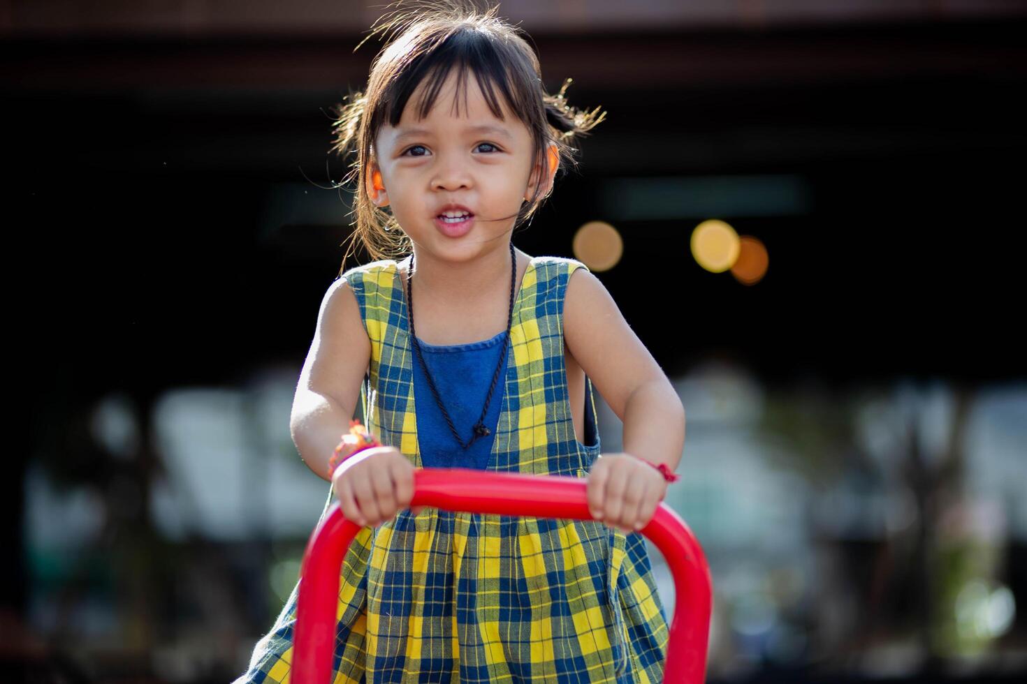 the girl on the playground photo