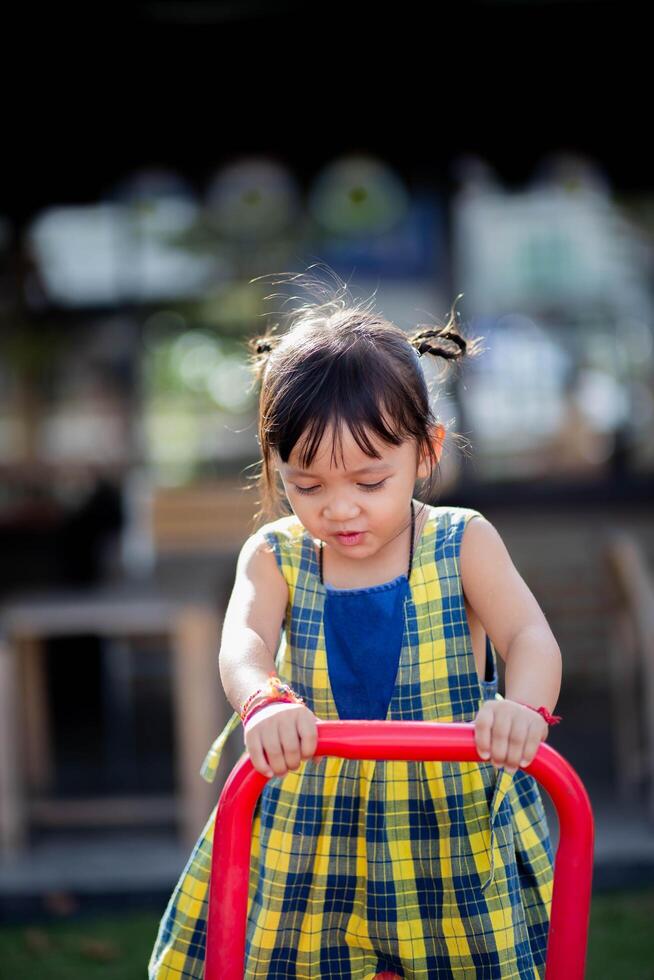 the girl on the playground photo