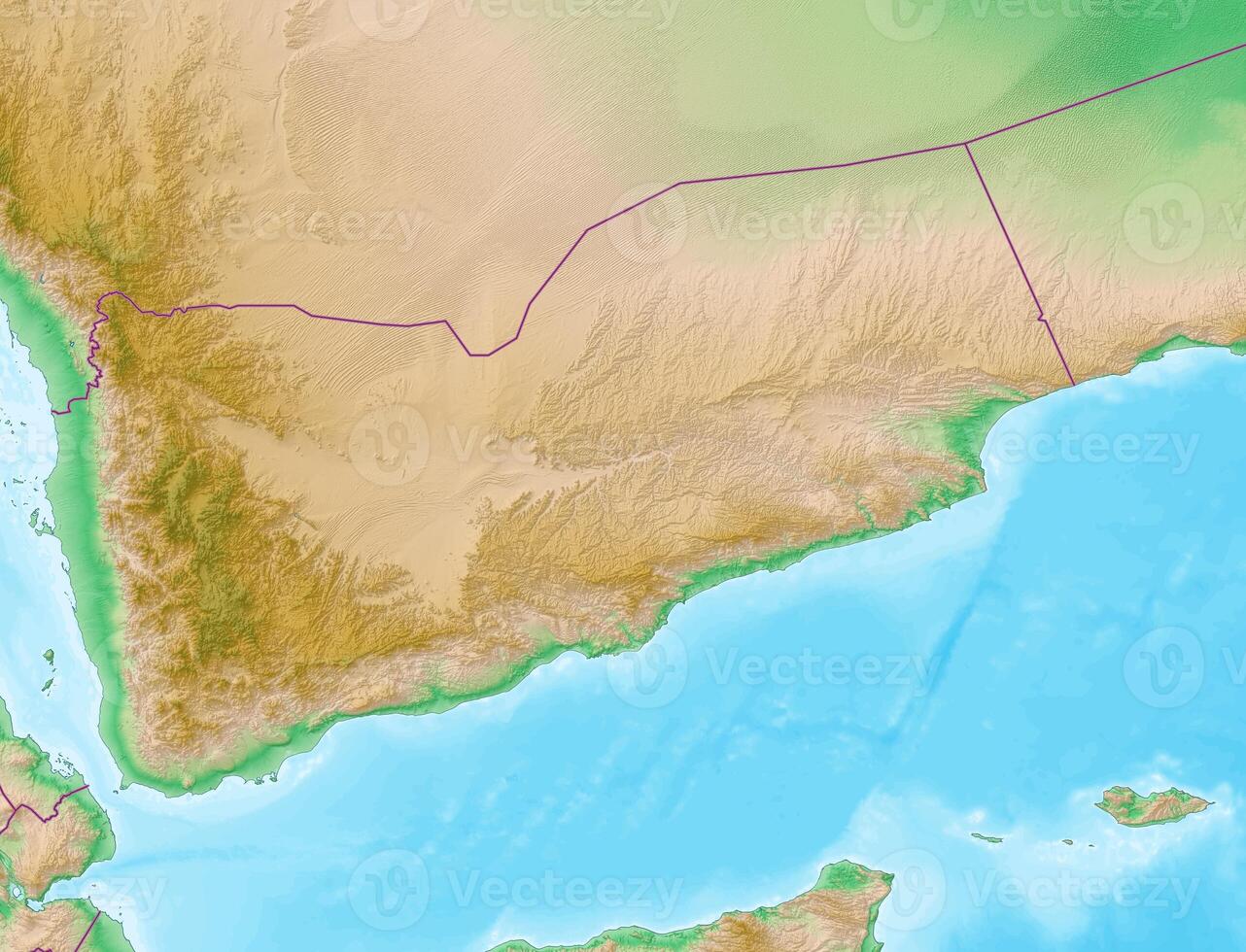 Blank Physical Topographic Map Of Yemen 50819564 Stock Photo At Vecteezy Blank Physical Topographic Map Of Yemen Photo