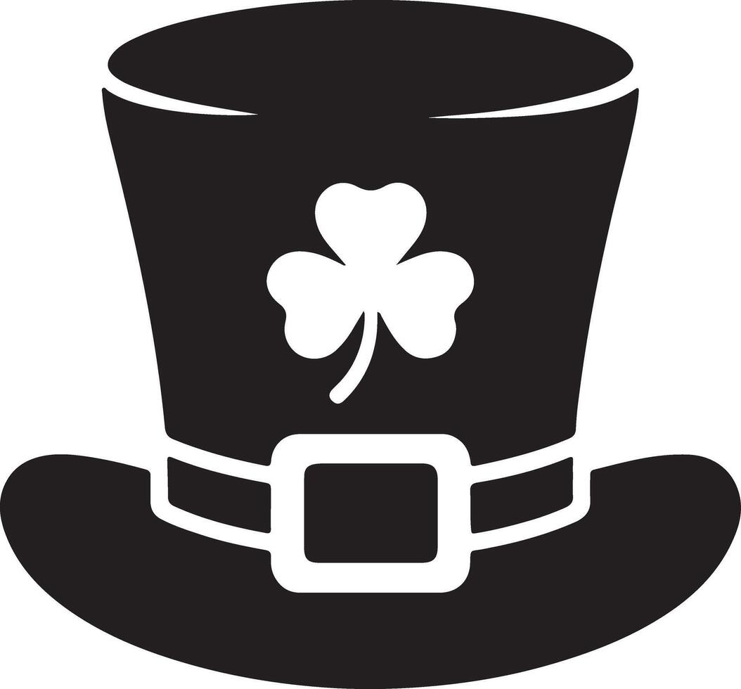 Silhouette Top Hat vector