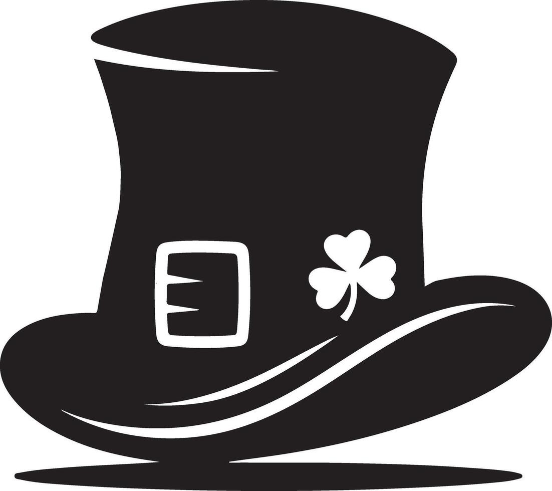 Silhouette Magical top Hat vector
