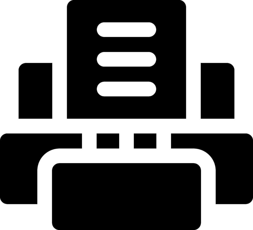 Printer icon on white background vector