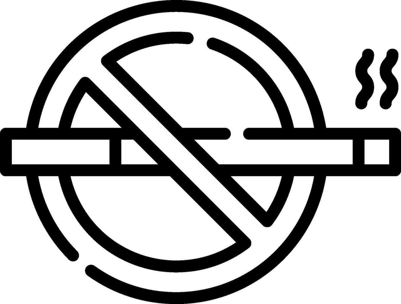 No smoking sign illustration vector