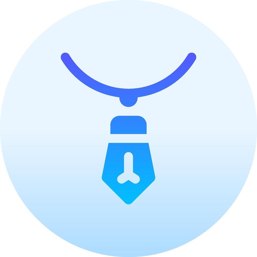 A blue tie with a blue arrow on it vector