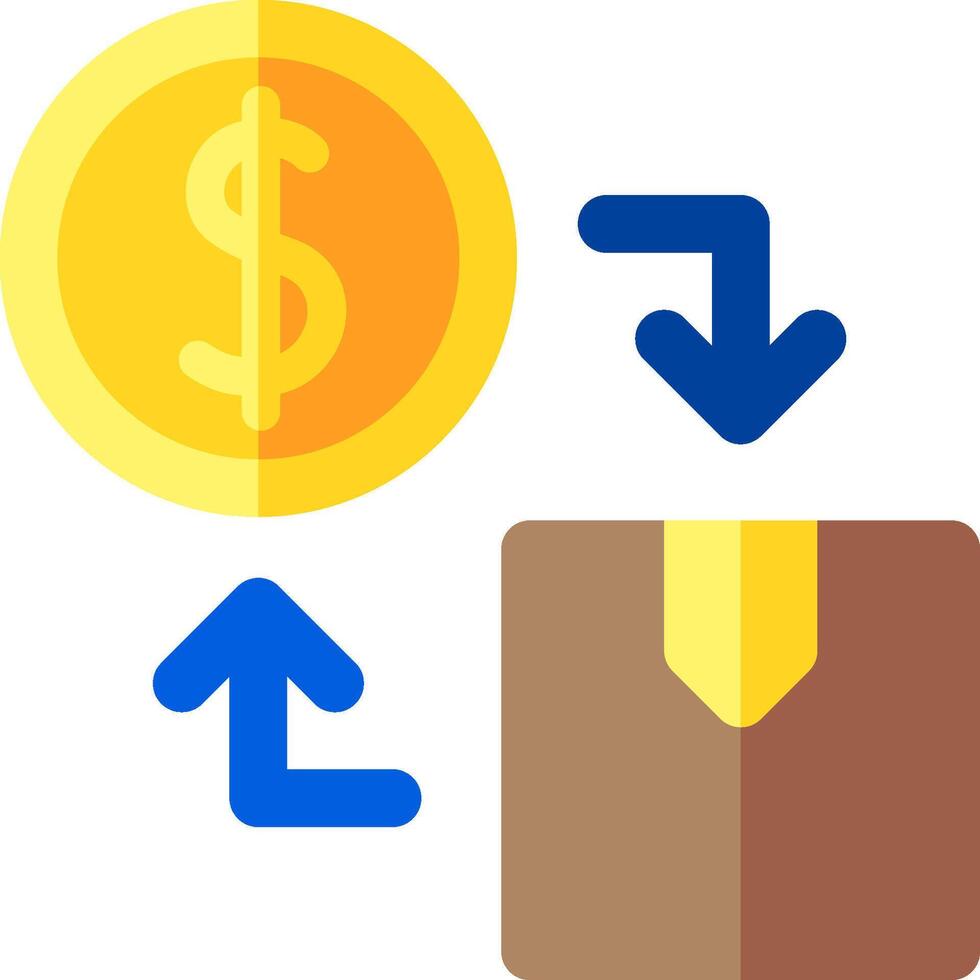 A wallet with a dollar coin and a dollar sign vector
