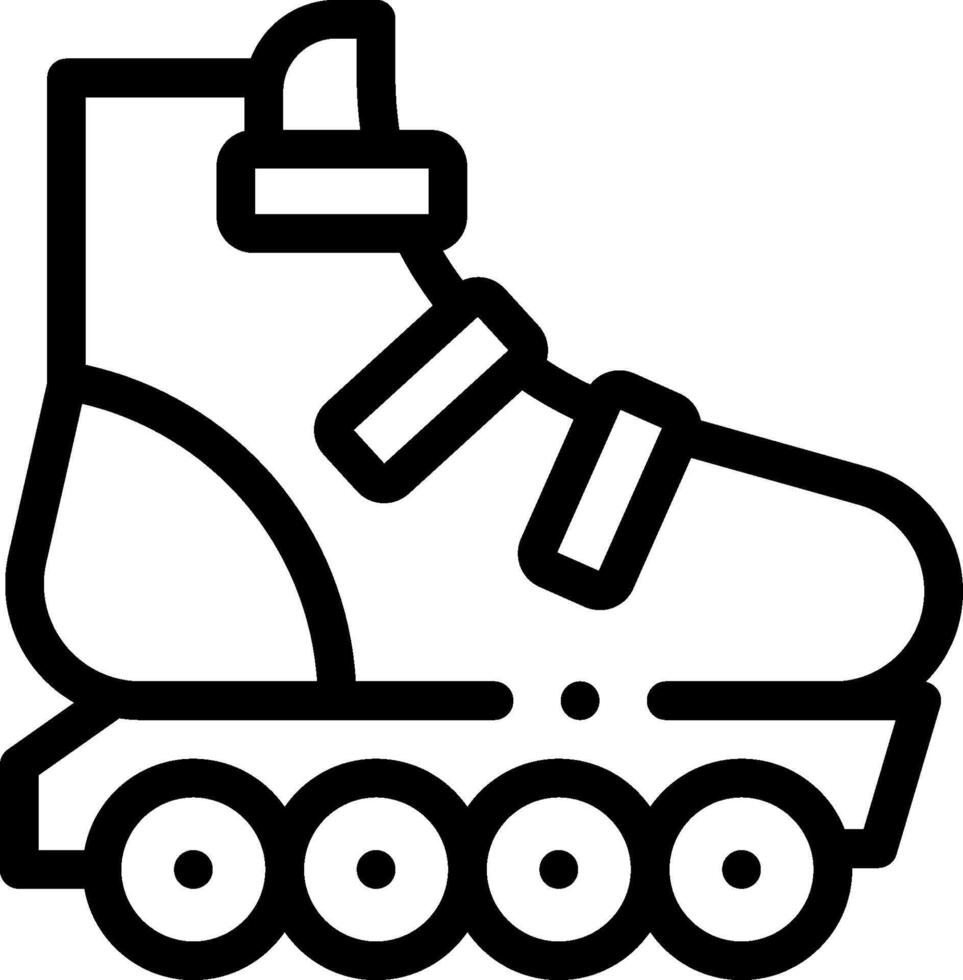 Roller skate icon vector