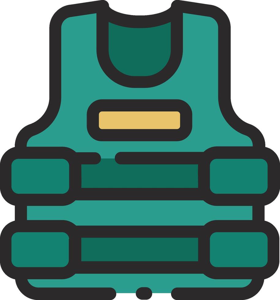 Life vest icon illustration vector